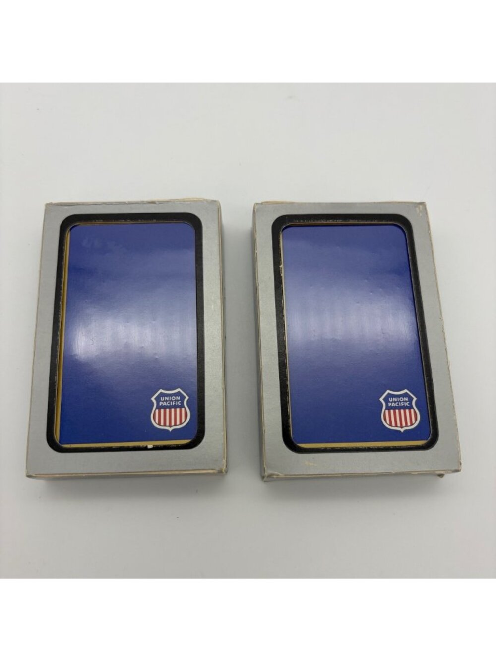 Vintage Union Pacific Railroad Playing Cards 2 Sealed Decks & Original Boxes